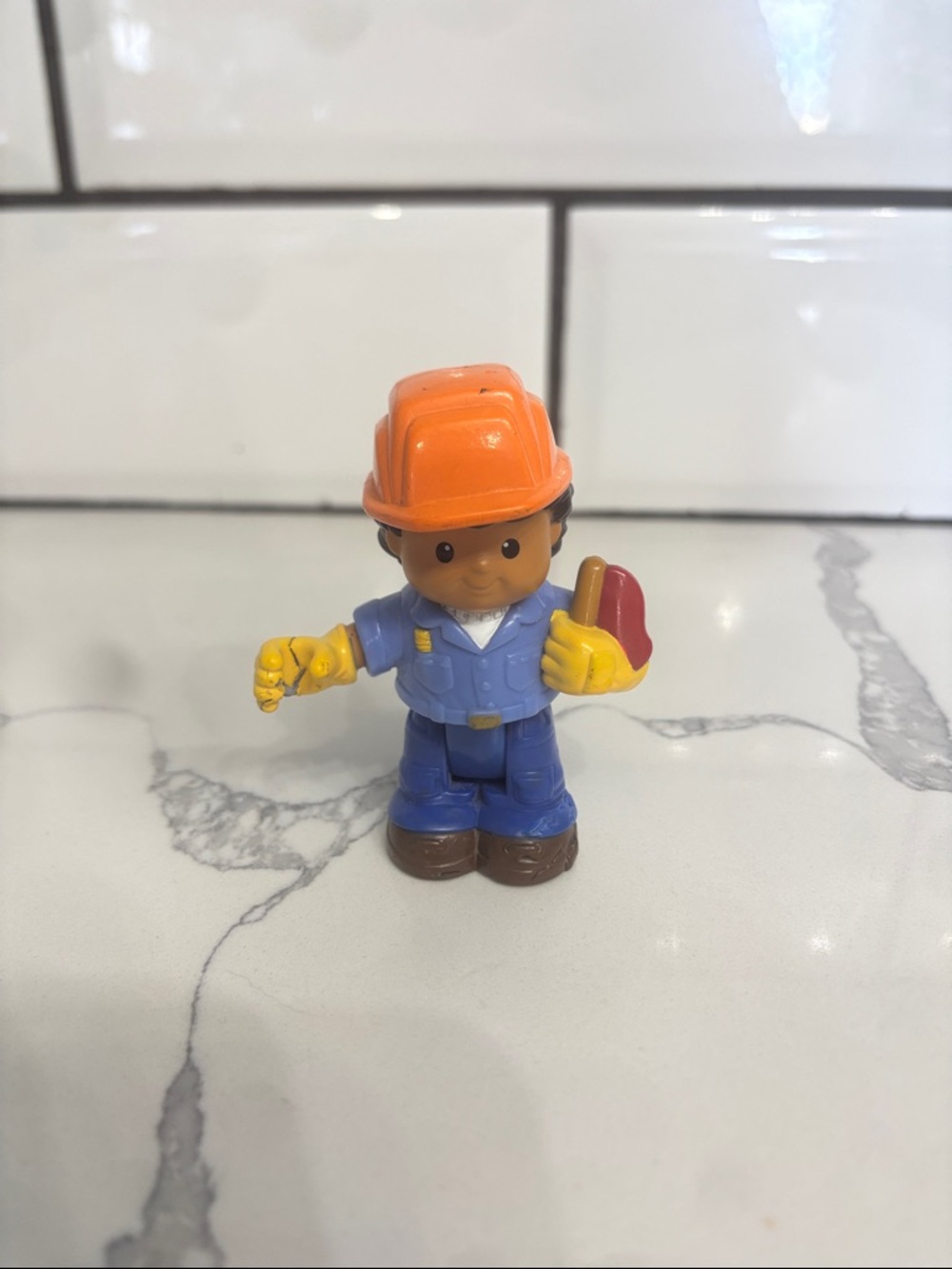 Little People Bendy Construction Worker